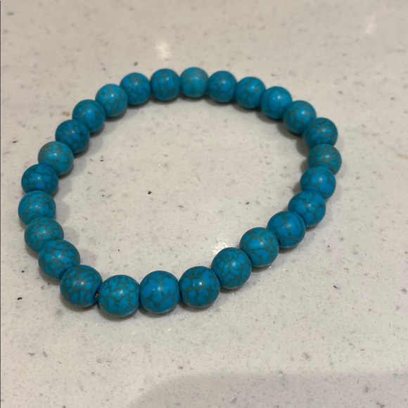 Jewelry - Blue howlite Beaded Bracelet